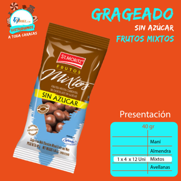 Frutos Secos con Chocolate Sin Azúcar - Imagen 4