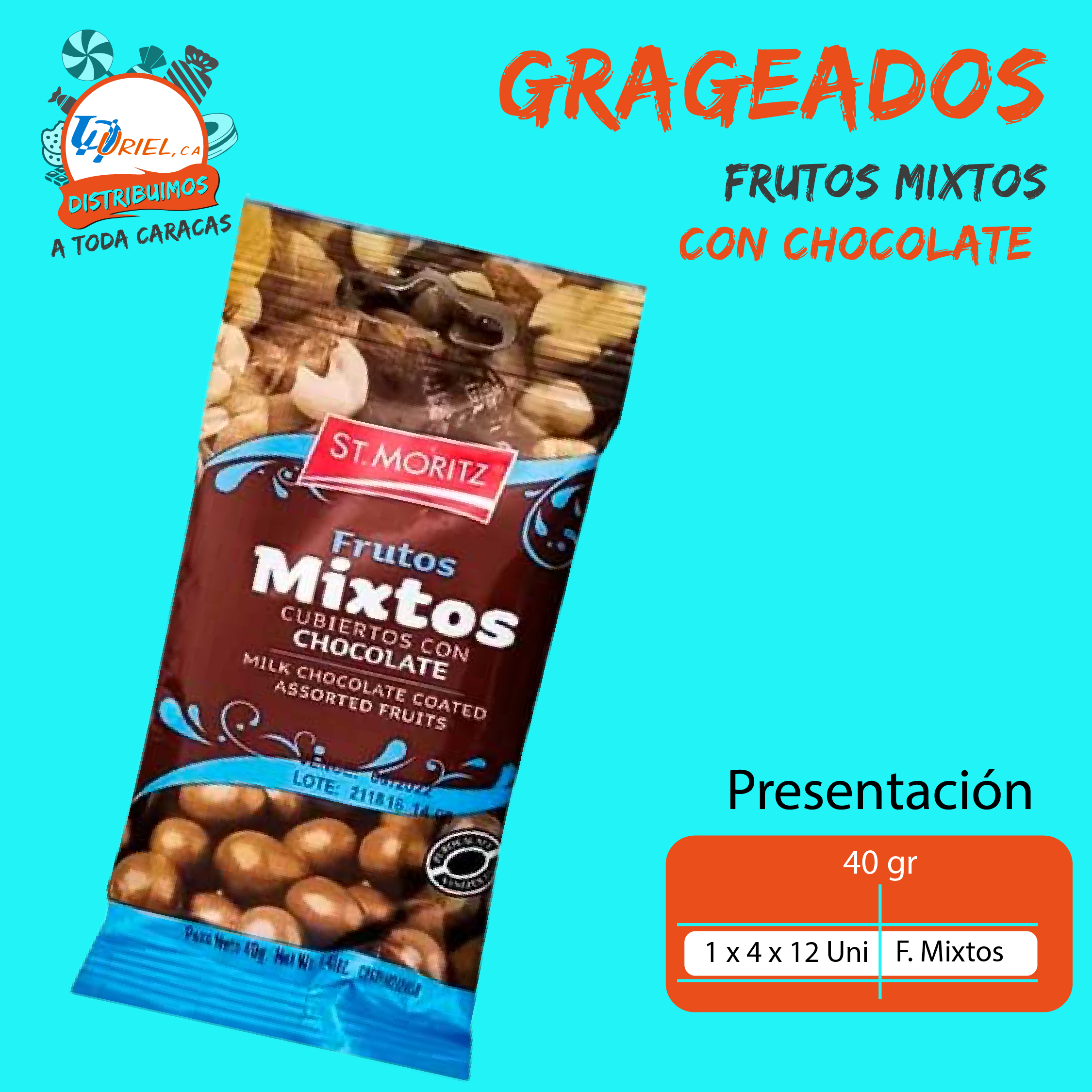 Frutos Secos Cubiertos de Chocolate St Moritz - Imagen 8